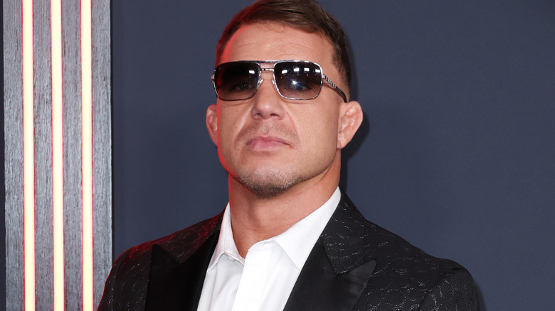 Chad Gable wearing sunglasses