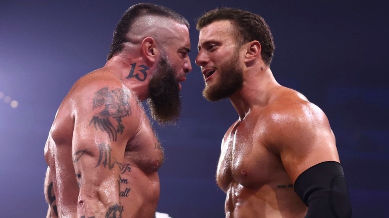 Mark Briscoe and MJF on AEW Dynamite