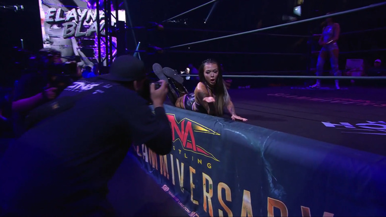 Elayna Black makes her entrance