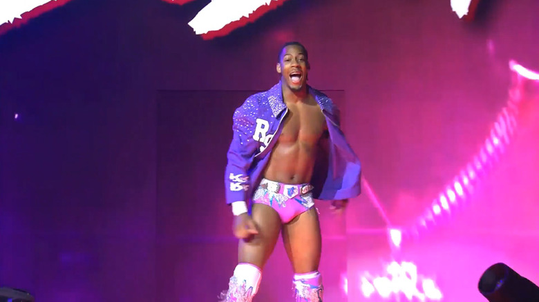 Ricky Sosa makes his entrance