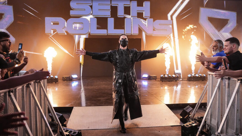 Rollins standing on the entrance ramp