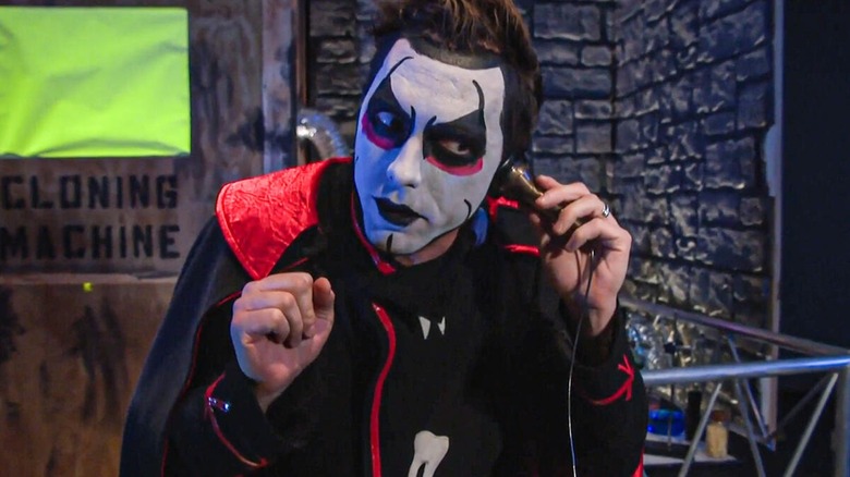Danhausen backstage on WWE SmackDown