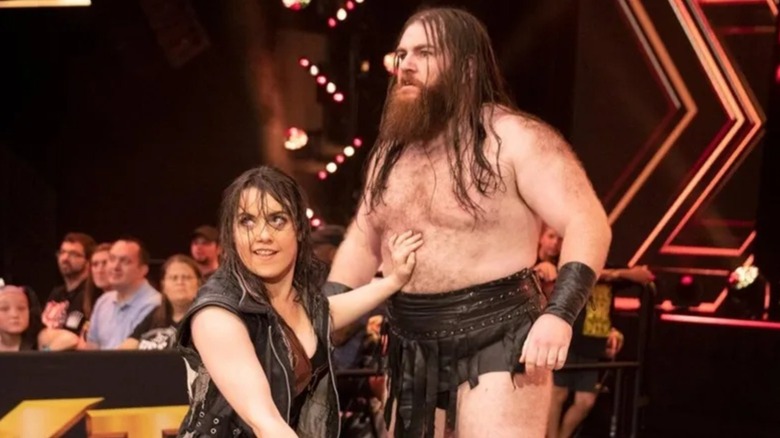 Nikki Cross and Killian Dain in WWE NXT