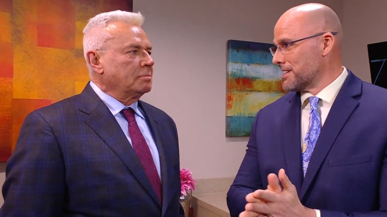 Eric Bischoff and Adam Pearce in WWE