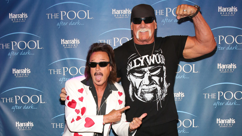 WWE Super Star Wrestler Hulk Hogan along with Jimmy Hart hosted the Pool After Dark, Harrah's Atlantic City, NJ on Saturday October 10, 2015.