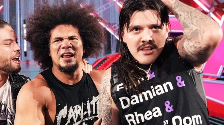 Carlito and Dominik Mysterio in WWE