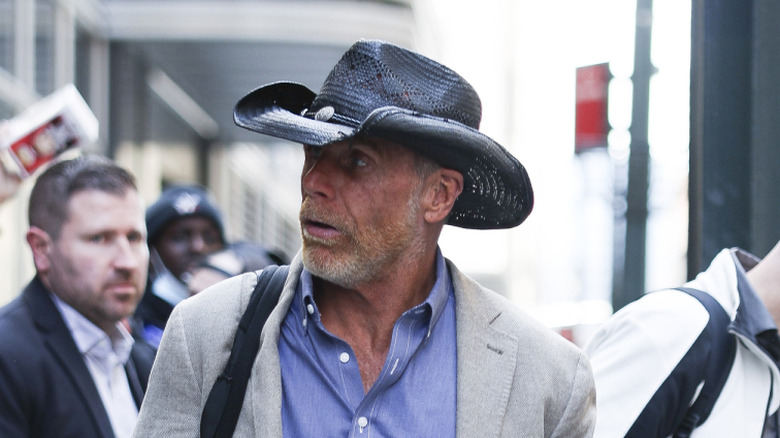 Shawn Michaels looking confused