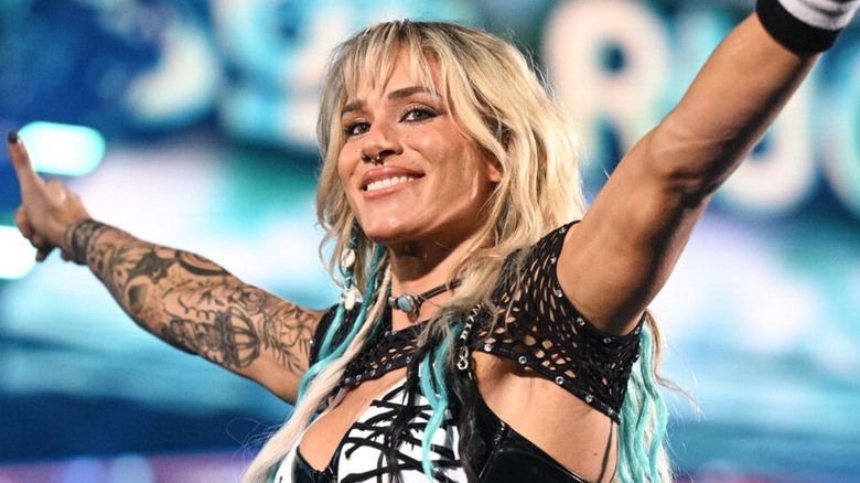 Sol Ruca makes her WWE entrance