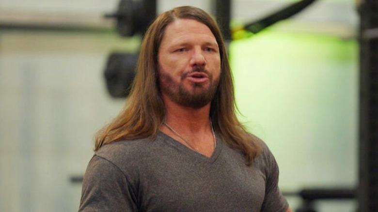 AJ Styles talking