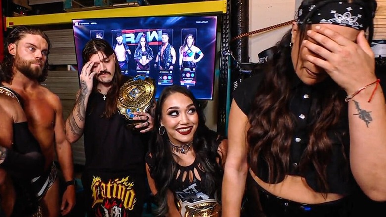 Judgment Day backstage in WWE