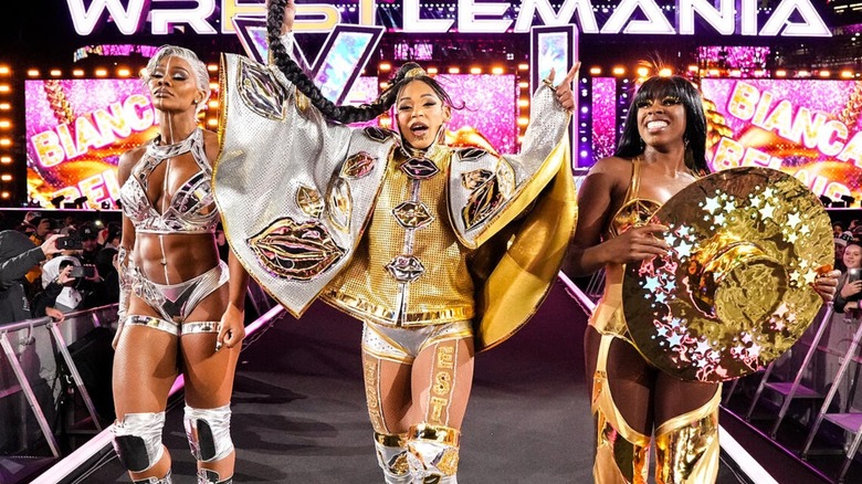 Jade Cargill, Bianca Belair, and Naomi