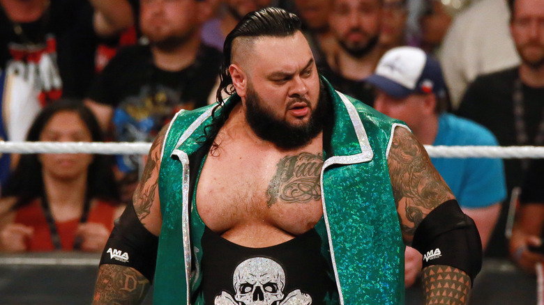 Bronson Reed enters the ring during the WWE Backlash