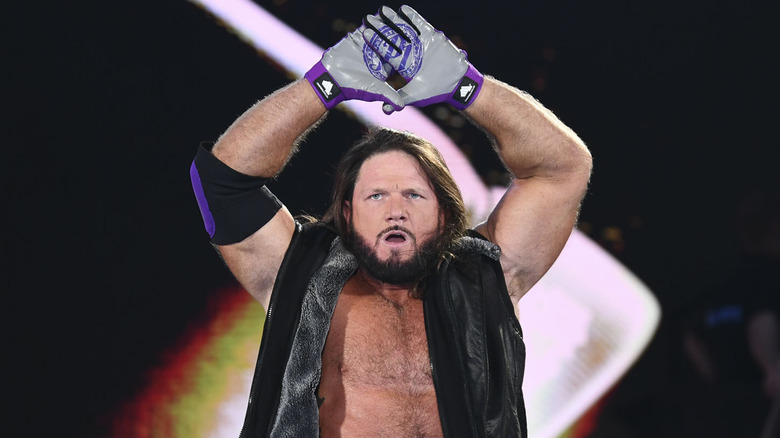 AJ Styles posing