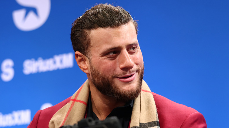 MJF with a satisfied smile