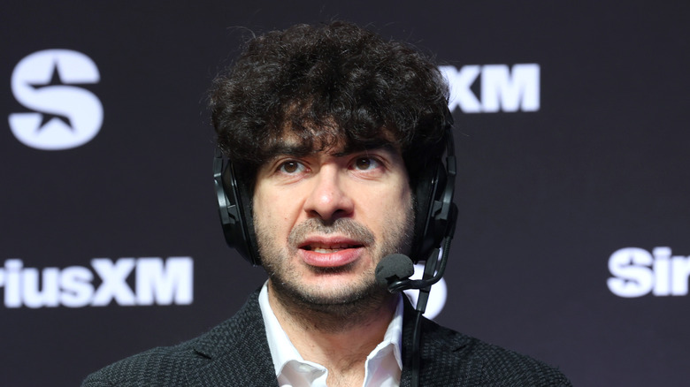 Tony Khan on the headset