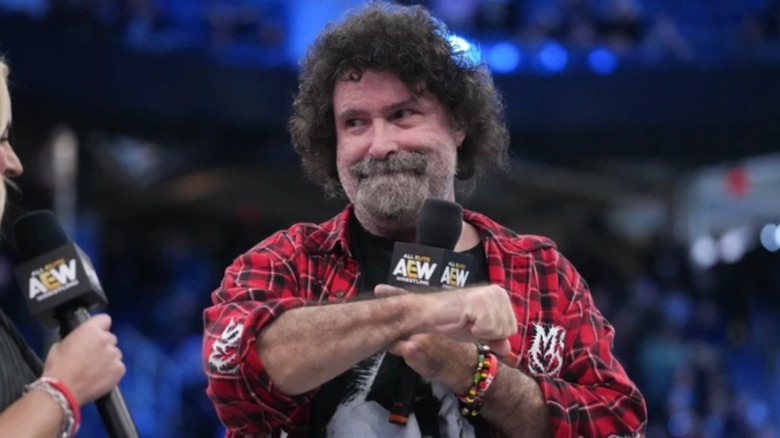 Mick Foley at AEW Double or Nothing