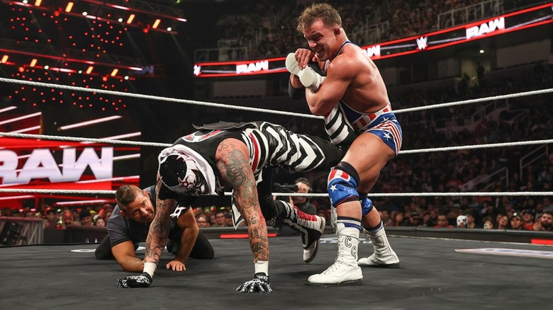 Chad Gable wrestling on WWE Raw