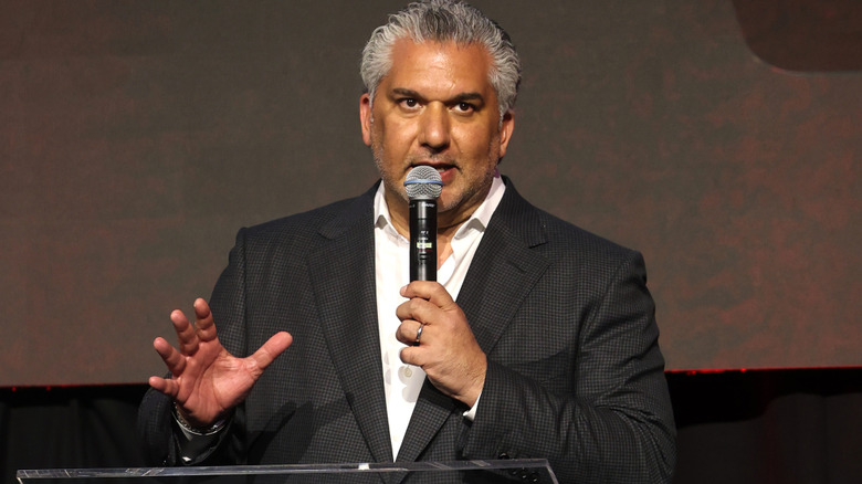 Nick Khan speaks onstage during the launch of Fanatics Studios, January 2026.