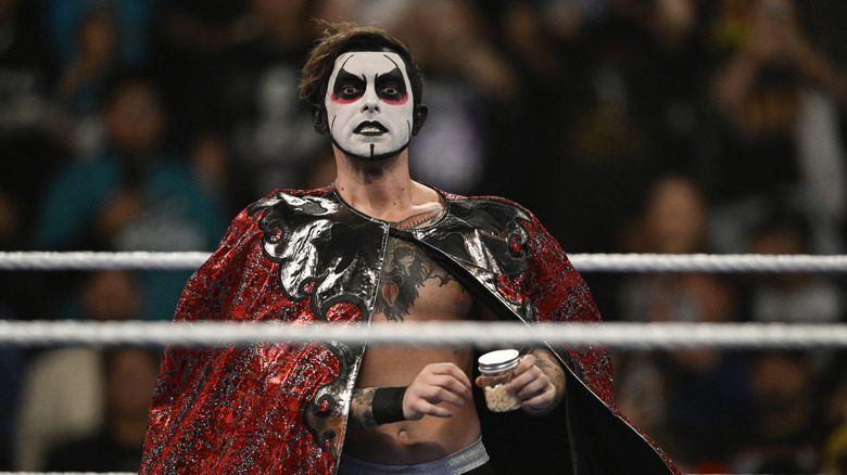 Danhausen enters the arena before his match against Kit Wilson (not pictured) during SmackDown at SAP Center on April 10, 2026 in San Jose, California.