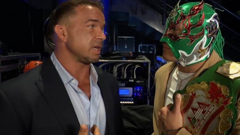Chad Gable apologizes to Rey Fénix