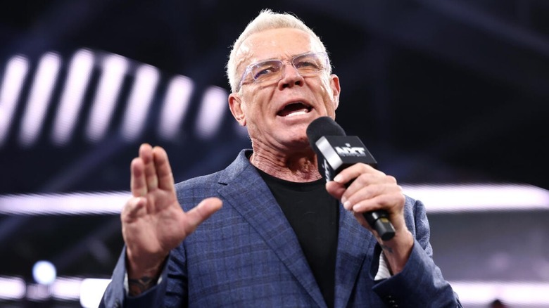 Eric Bischoff talking in WWE NXT