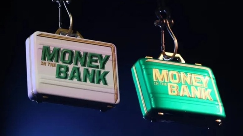 An image of the Men and Women's Money in the Bank briefcases