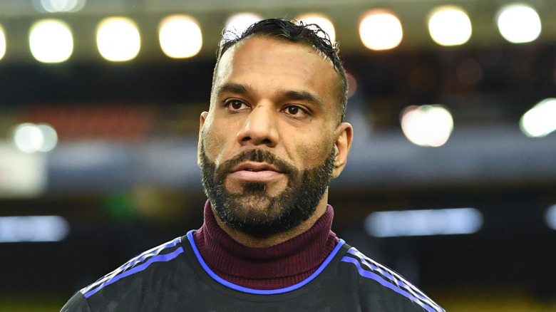 Raj Dhesi in a soccer jersey