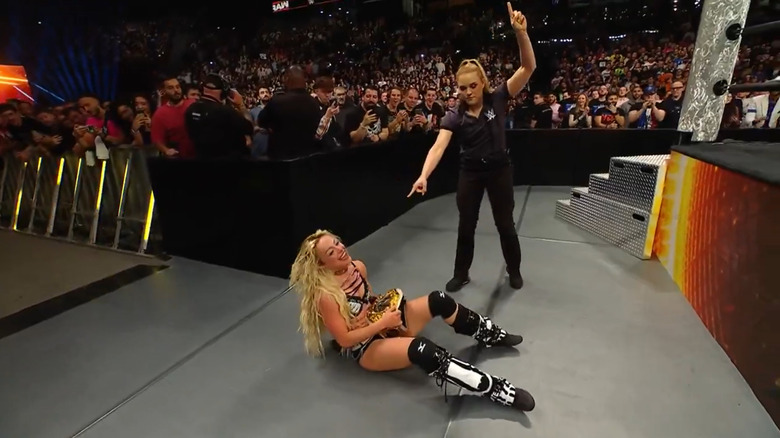 Liv Morgan escapes with victory during "WWE Raw"