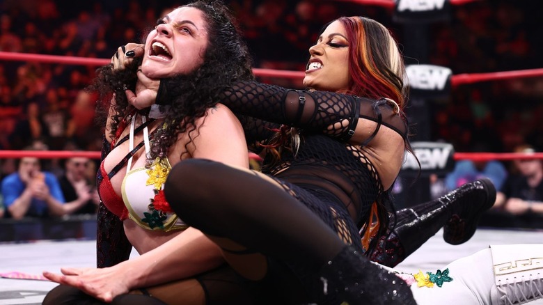 Mercedes Mone attacks Persephone on 