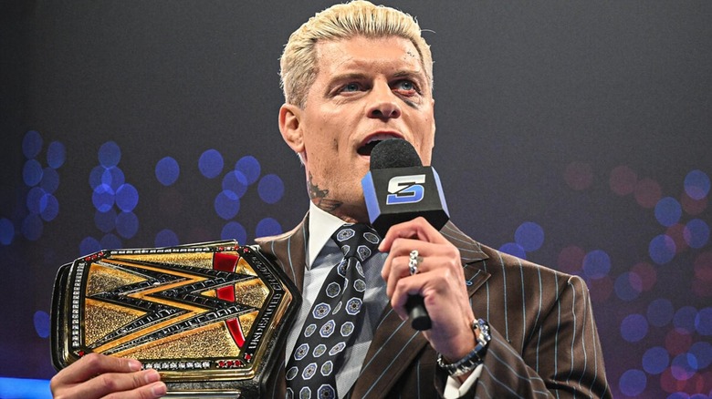 Cody Rhodes talking on WWE SmackDown