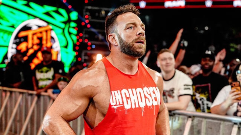 LA Knight makes his entrance
