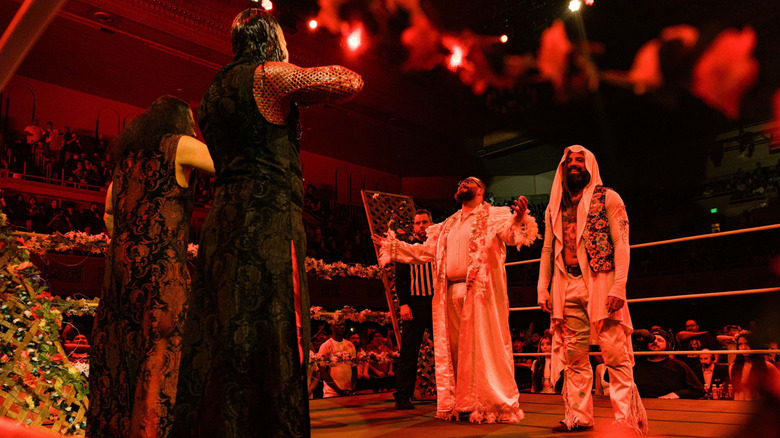 The Hardys and The Righteous before their Wicked Garden match in TNA