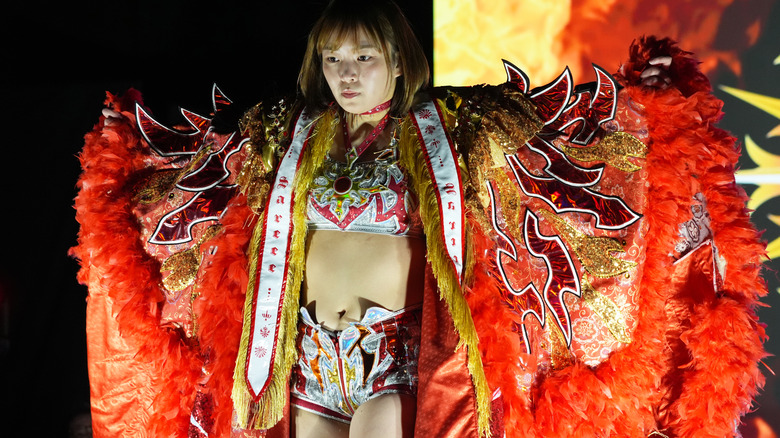 Sareee's entrance in STARDOM