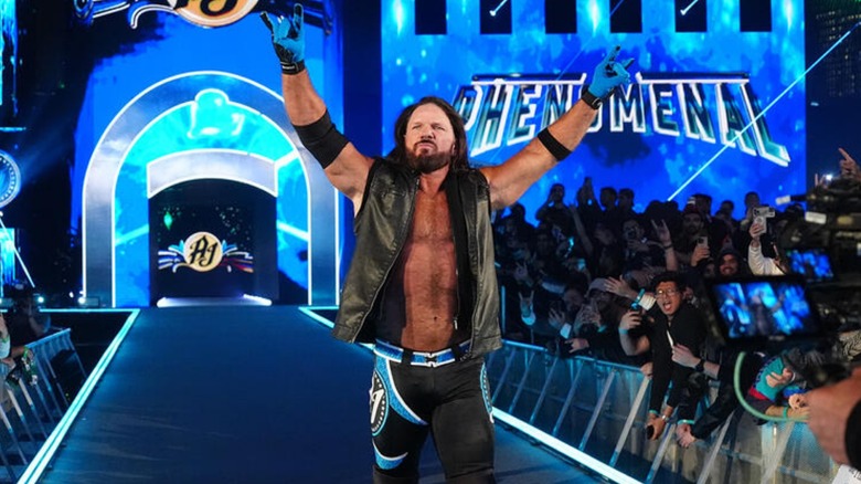 AJ Styles at the Royal Rumble