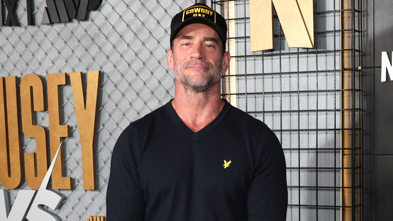 CM Punk at the Ronda Rousey-Gina Carano fight