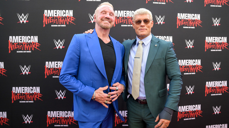 Diamond Dallas Page and Cody Rhodes on the red carpet