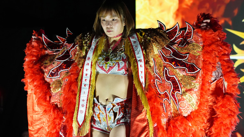 Sareee's entrance in STARDOM