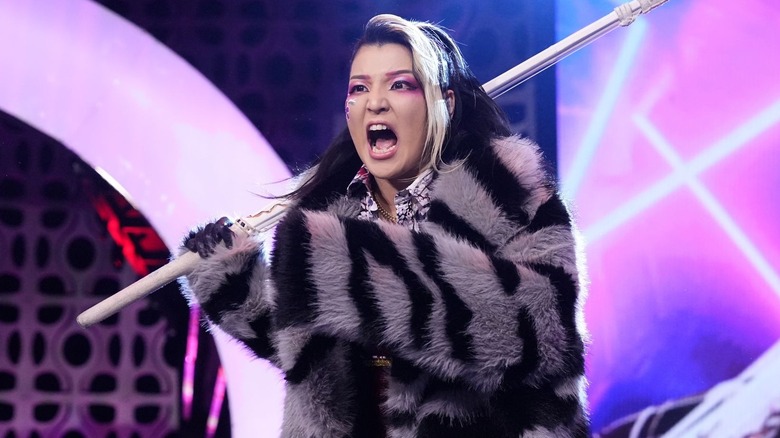 Hikaru Shida at AEW All Out 2024