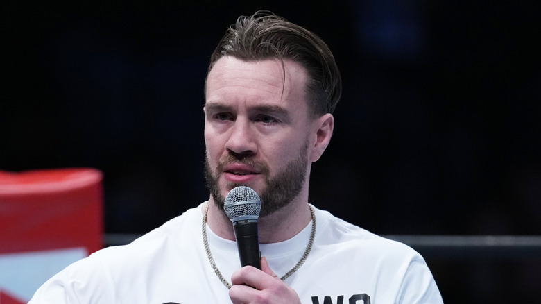 Will Ospreay cuts a promo