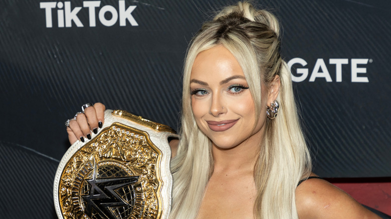 Liv Morgan attends 'The Crow' by Lionsgate world premiere at The Village East by Angelika in New York on August 20, 2024