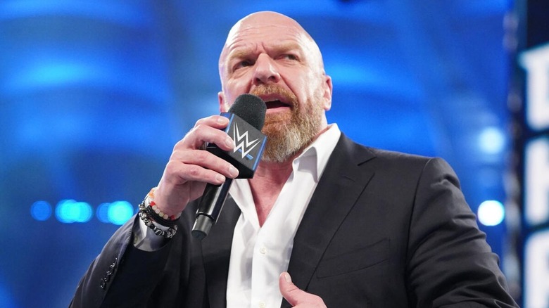 Triple H talking
