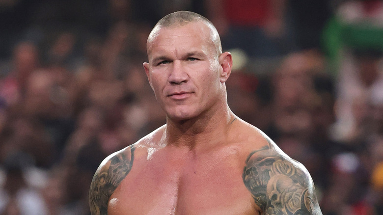 Randy Orton walks to the ring for his match against Joe Hendry during WrestleMania 41