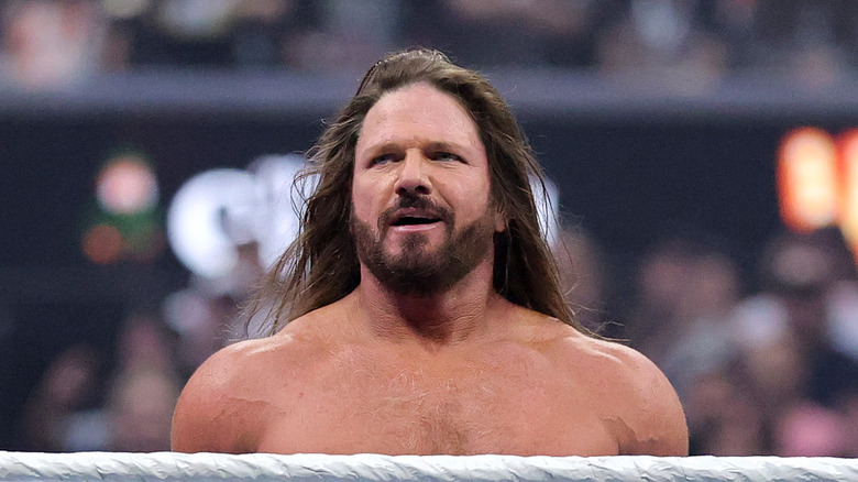 AJ Styles looking confident