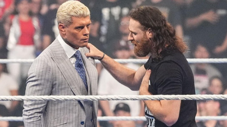 Cody Rhodes and Sami Zayn on WWE SmackDown