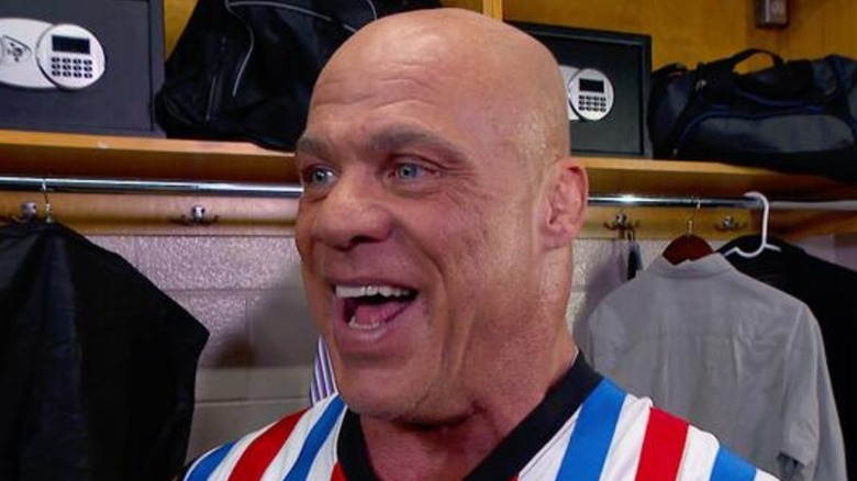Kurt Angle smiling