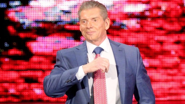 Vince McMahon walking to the ring