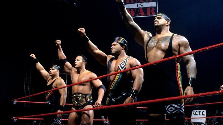 The Nation of Domination in the ring