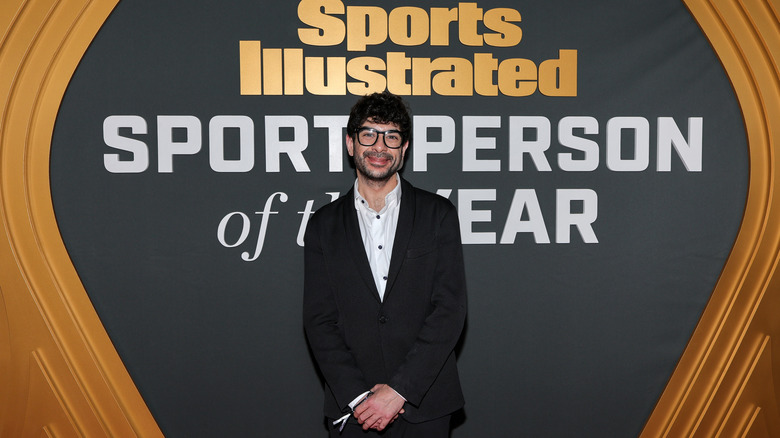 Tony Khan on the red carpet