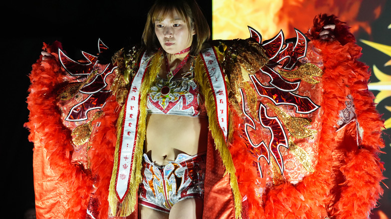 Sareee's entrance in STARDOM