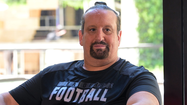 Tommy Dreamer looking into the camera